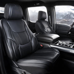 GMC Sierra EV 2024-2026 Black Seat Covers