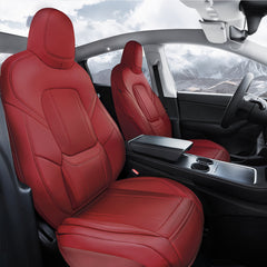 Tesla 2024-2025 Wine Red Seat Covers