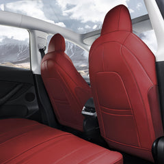 Tesla 2024-2025 Wine Red Seat Covers