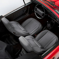 Ferrari Enzo 2002-2004 Seat Covers - Custom-Fit, Comfort Leather, Easy Install - Dark Gray