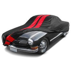 Volkswagen Karmann Ghia 1955-1974 Black Red Pro Series Car Cover
