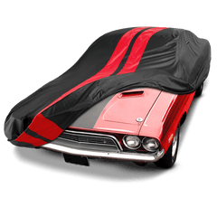 Dodge Challenger Black Red Pro Series Car Cover