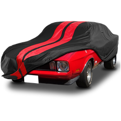 Ford Mustang Black Red Pro Series Car Cover
