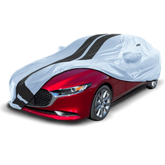 Mazda Mazda3 2003-2025 Gray Black Pro Series Car Cover