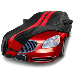 Buick Lucerne 2005-2011 Black Red Pro Series Car Cover