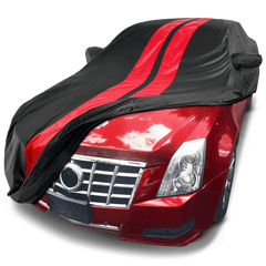 Cadillac CTS Black Red Pro Series Car Cover