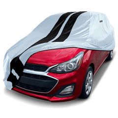 Chevrolet Spark 2012-2022 Gray Black Pro Series Car Cover