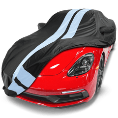 Porsche 718 2017-2025 Black Gray Pro Series Car Cover