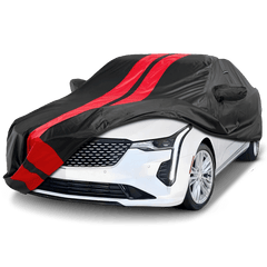 Cadillac CT4,CT5,CT6 2016-2025 Black Red Pro Series Car Cover