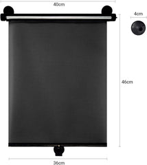 Car Window Shade for Side 2 Pack Retractable Sun Visor