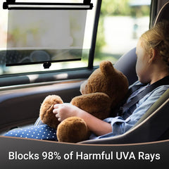 Car Window Shade for Side 2 Pack Retractable Sun Visor