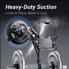 Car Phone Holder, Ultra-Durable 360° Rotation Metallic Car Mount