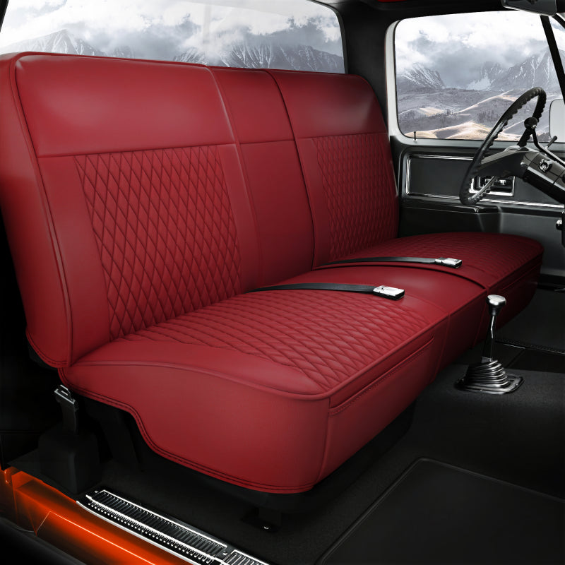 Pontiac Catalina Safari 1980-1981 Wine Red Seat Covers