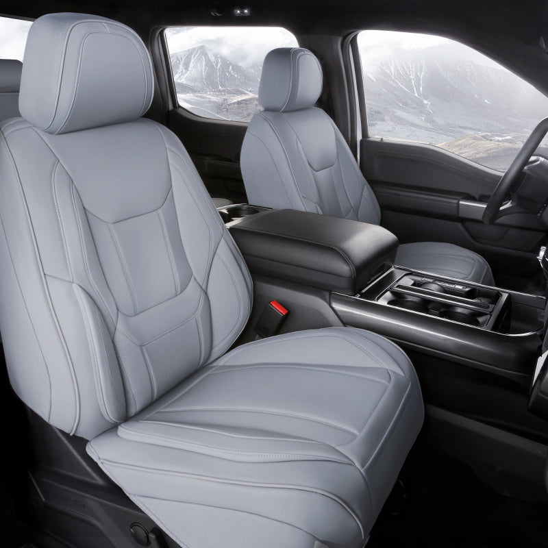 GMC Sierra EV 2024-2026 Gray Seat Covers