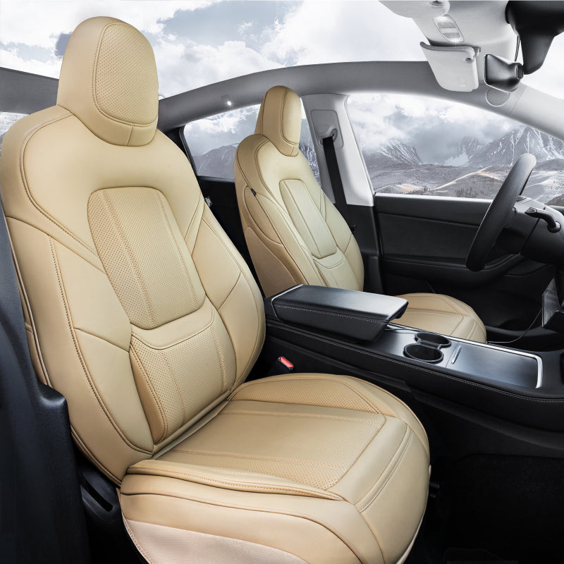 Tesla 2020-2024 Beige Seat Covers