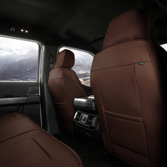 GMC Sierra EV 2024-2026 Dark Brown Seat Covers