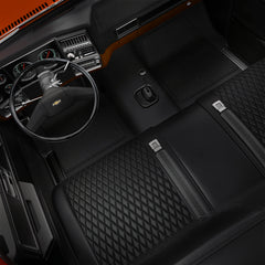 Plymouth Business Coupe 1936-1952 Seat Covers - Custom-Fit, Comfort Leather, Easy Install - Black