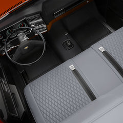 Land Rover 109 Series III 1971-1985 Seat Covers - Custom-Fit, Comfort Leather, Easy Install - Gray