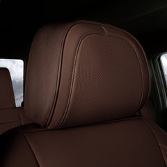 GMC Sierra EV 2024-2026 Dark Brown Seat Covers