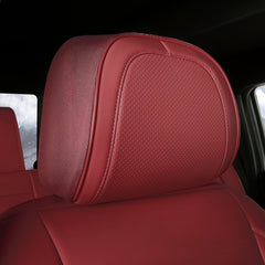 GMC Sierra EV 2024-2026 Wine Red Seat Covers