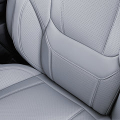 Audi A8 L 2004-2018 Seat Covers - Custom-Fit, Comfort Leather, Easy Install - Gray