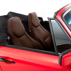 BMW Z3 1996-2002 Seat Covers - Custom-Fit, Comfort Leather, Easy Install - Dark Brown