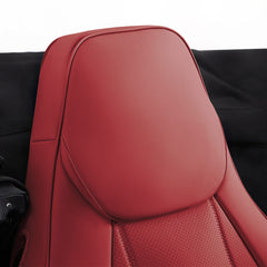 Hyundai Veloster N 2019-2022 Seat Covers - Custom-Fit, Comfort Leather, Easy Install - Wine Red