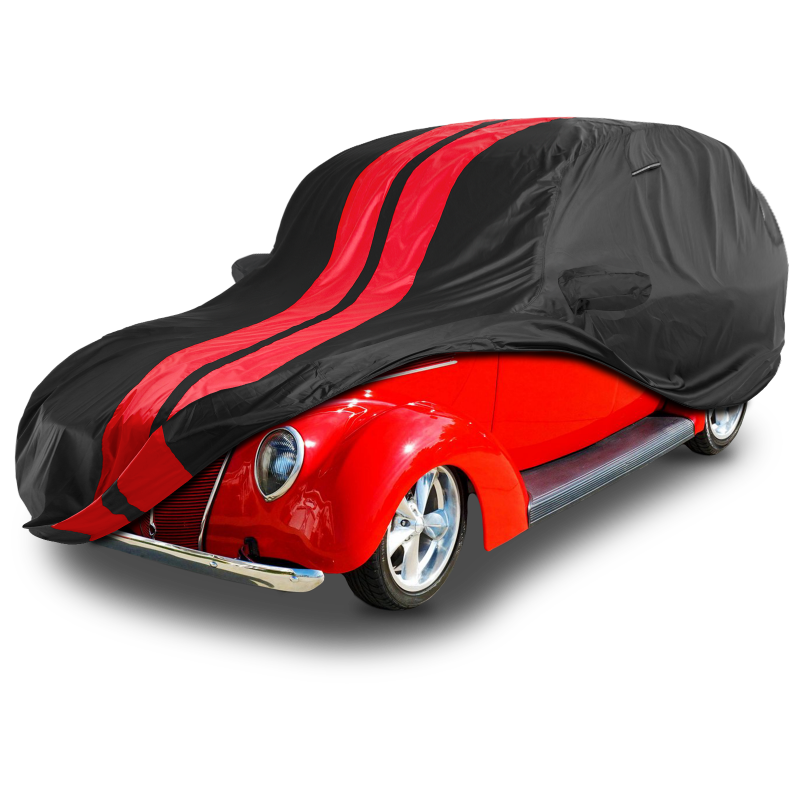 Ford Sedan Delivery Black Red Pro Series Car Cover