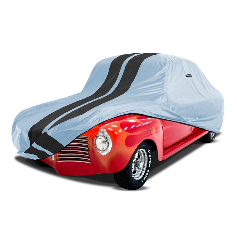 Plymouth Business Coupe 1936-1952 Gray Black Pro Series Car Cover