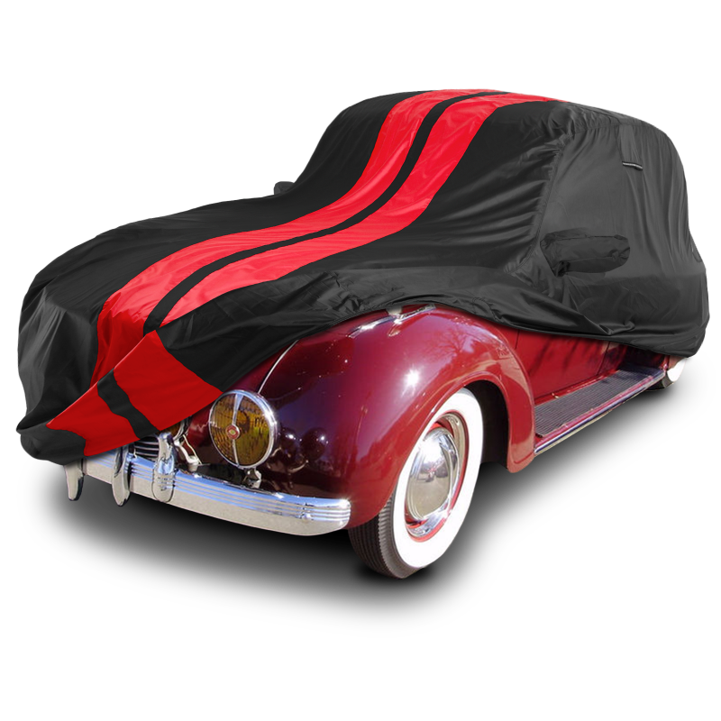 Chrysler Royal Black Red Pro Series Car Cover