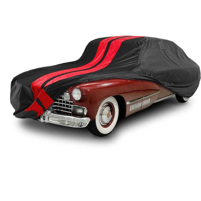 Cadillac 60 Special Black Red Pro Series Car Cover