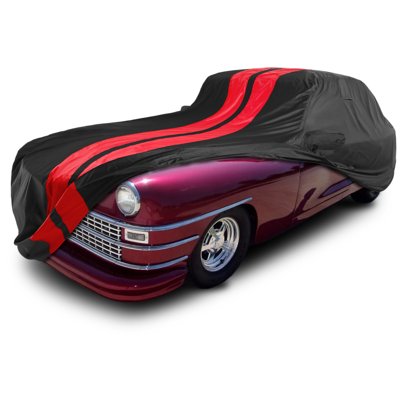 Chrysler New Yorker Classic Black Red Pro Series Car Cover