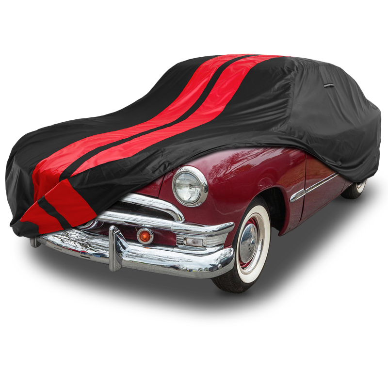 Ford Deluxe 1938-1951 Black Red Pro Series Car Cover