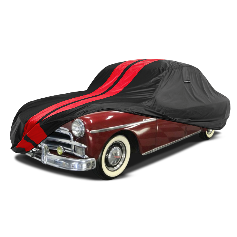 Plymouth Special Deluxe 1946-1950 Black Red Pro Series Car Cover