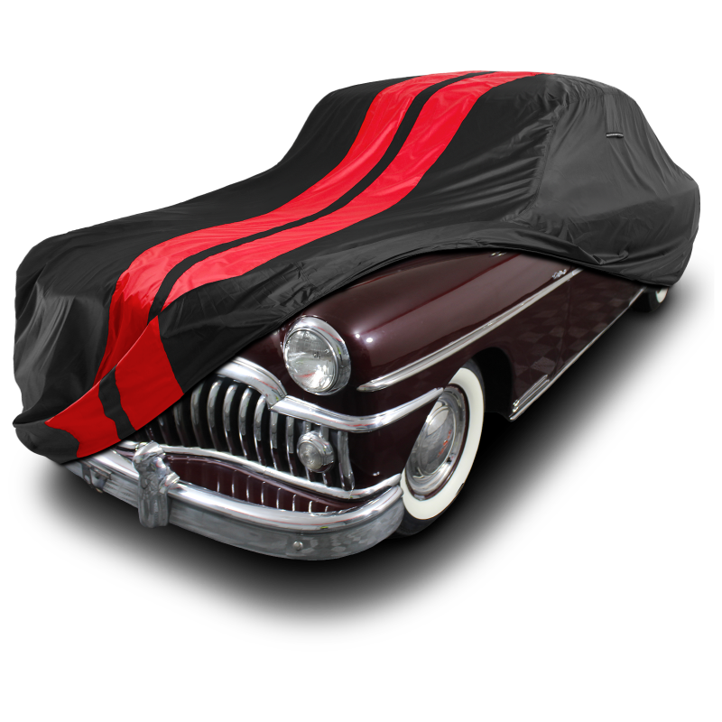 DeSoto Custom 1946-1952 Black Red Pro Series Car Cover