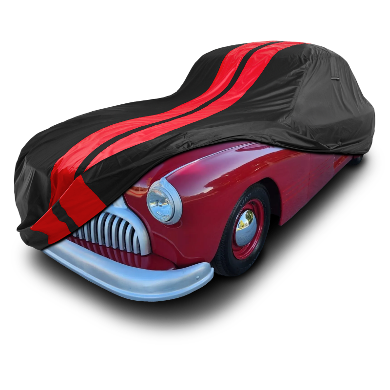 Pontiac Streamliner 1946-1952 Black Red Pro Series Car Cover