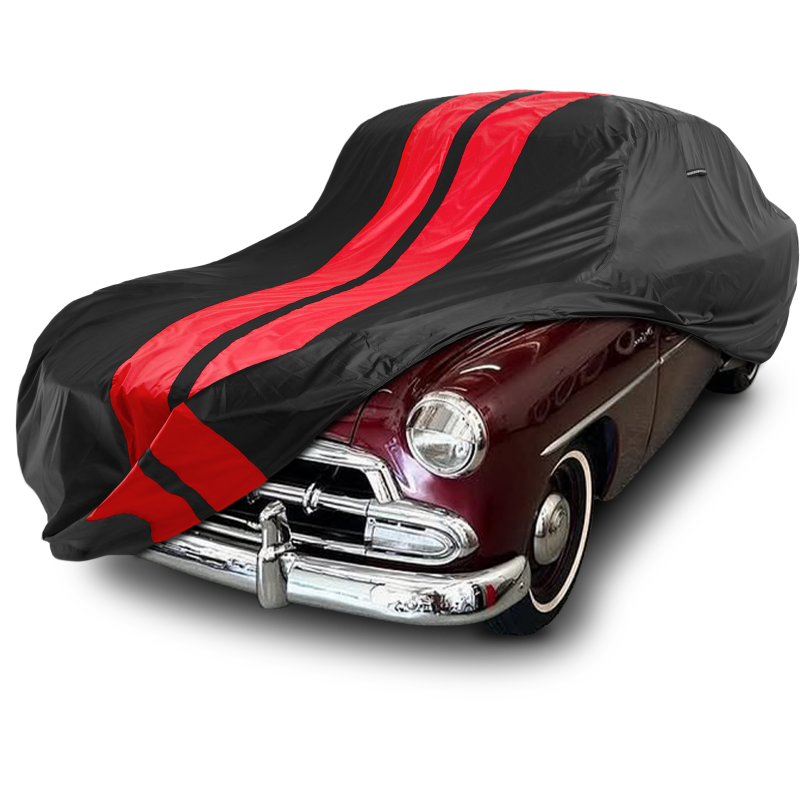 Chevrolet Deluxe 1940-1952 Black Red Pro Series Car Cover