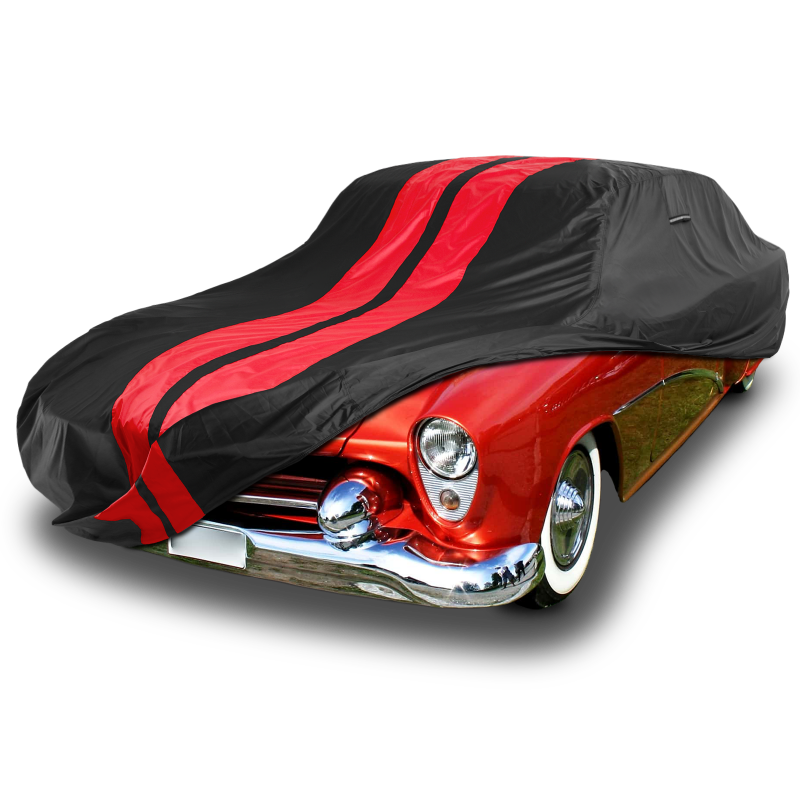 Dodge Coronet Black Red Pro Series Car Cover