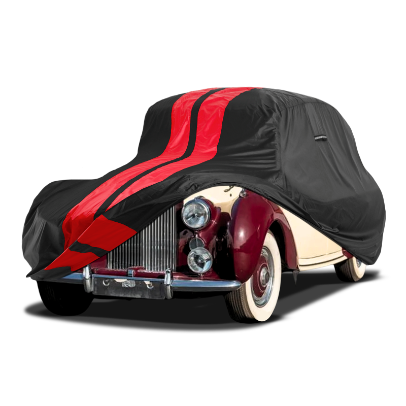 Rolls-Royce Silver 1949-1999 Black Red Pro Series Car Cover
