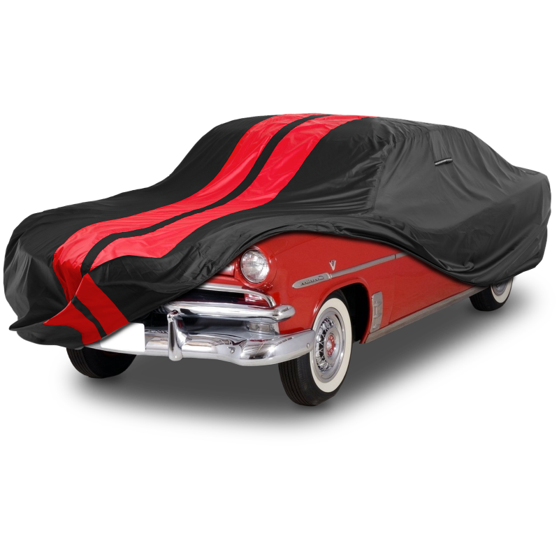 Ford Crestliner,Crestline 1949-1954 Black Red Pro Series Car Cover