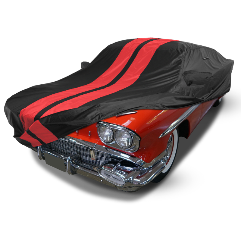 Pontiac Catalina Black Red Pro Series Car Cover