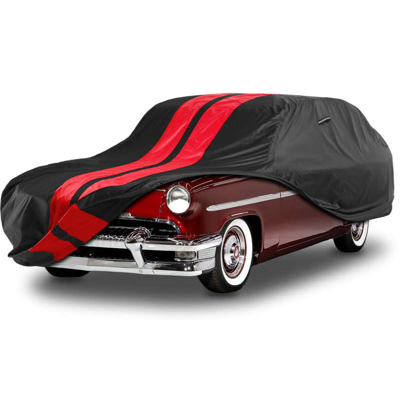Ford Ranch Wagon Black Red Pro Series Car Cover
