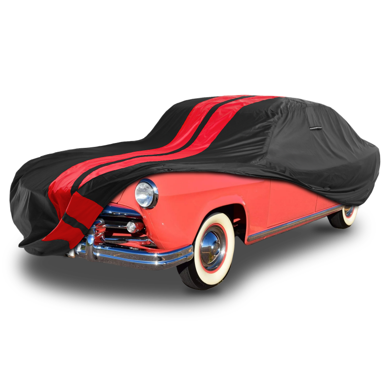 Frazer Manhattan 1951-1954 Black Red Pro Series Car Cover
