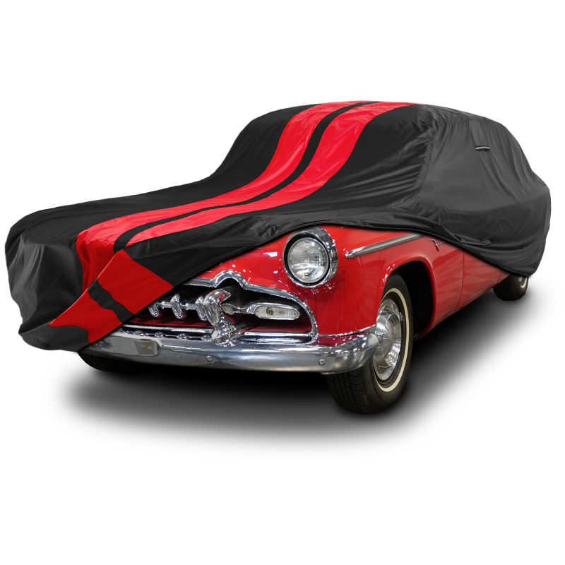 DeSoto Firedome 1952-1959 Black Red Pro Series Car Cover
