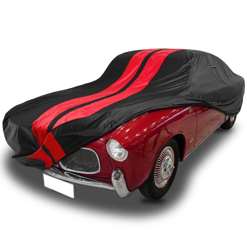 Fiat 1100,1200,1400,1500,1600,1900 1950-1968 Black Red Pro Series Car Cover