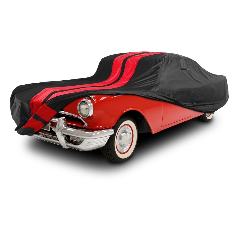 Pontiac Chieftain 1949-1958 Black Red Pro Series Car Cover