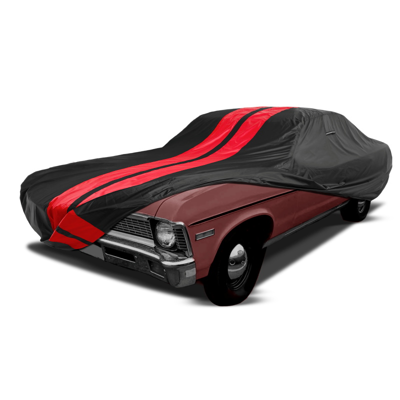 Chevrolet Brookwood 1958-1972 Black Red Pro Series Car Cover