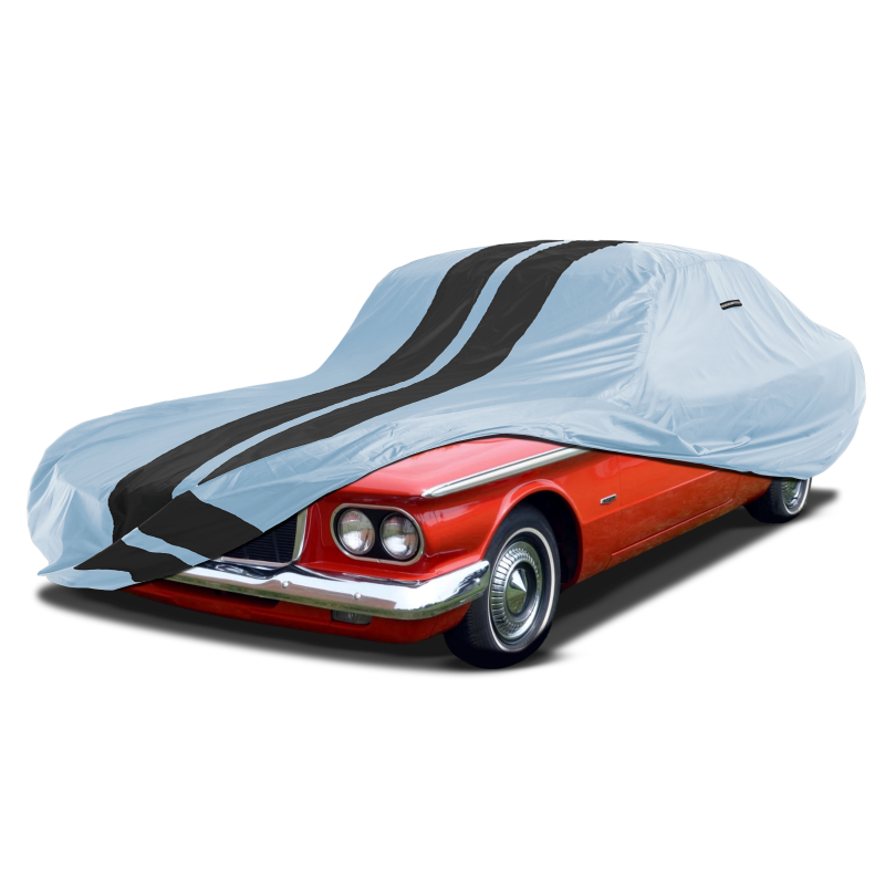Plymouth Valiant Gray Black Pro Series Car Cover