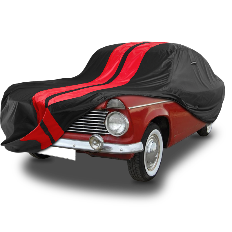 Hillman SuperMinx 1961-1965 Black Red Pro Series Car Cover
