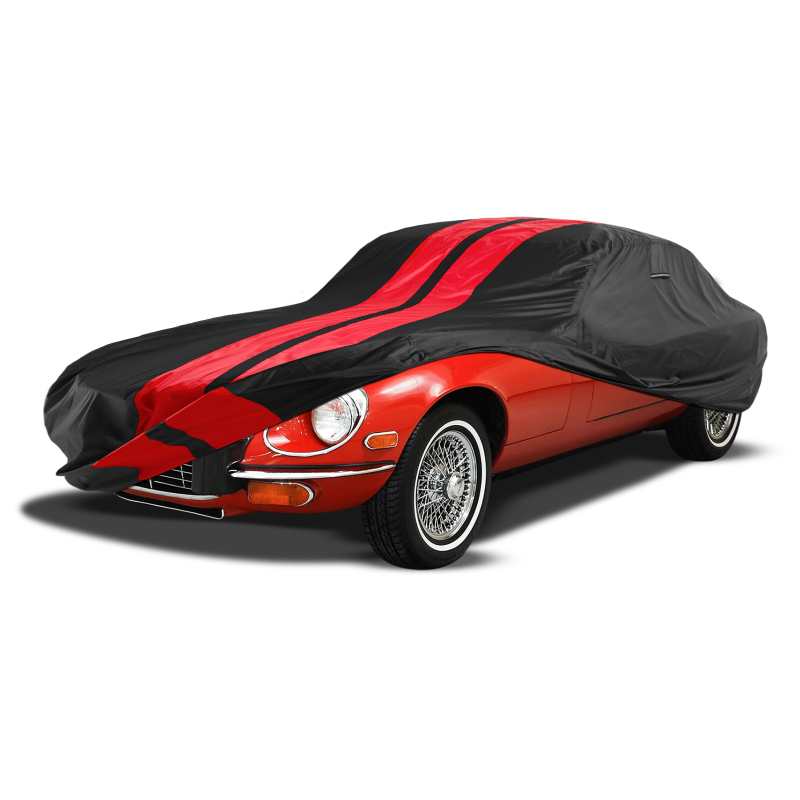 Jaguar XKE 1961-1974 Black Red Pro Series Car Cover